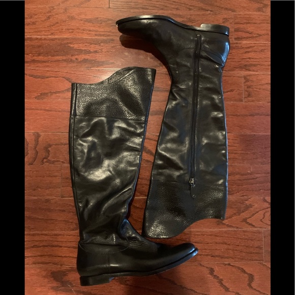 Cole Haan black leather boots - Picture 1 of 5